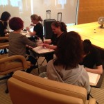 Signature Mobile Spa pampering guests at a corporate event